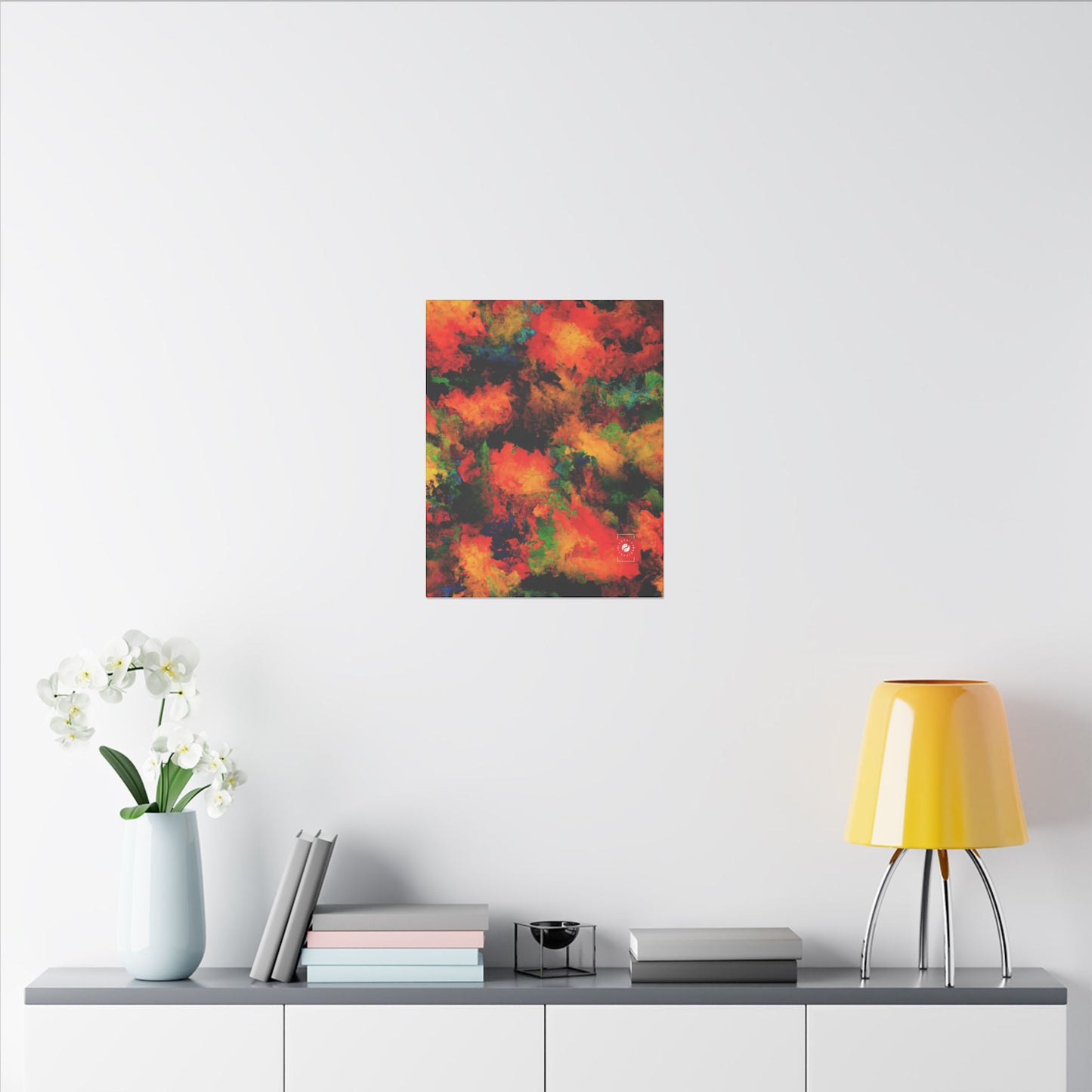 Luminous Whispers Symphony - Art Print Canvas