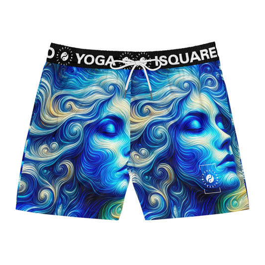 Midnight Muse - Swim Shorts (Mid-Length) for Men