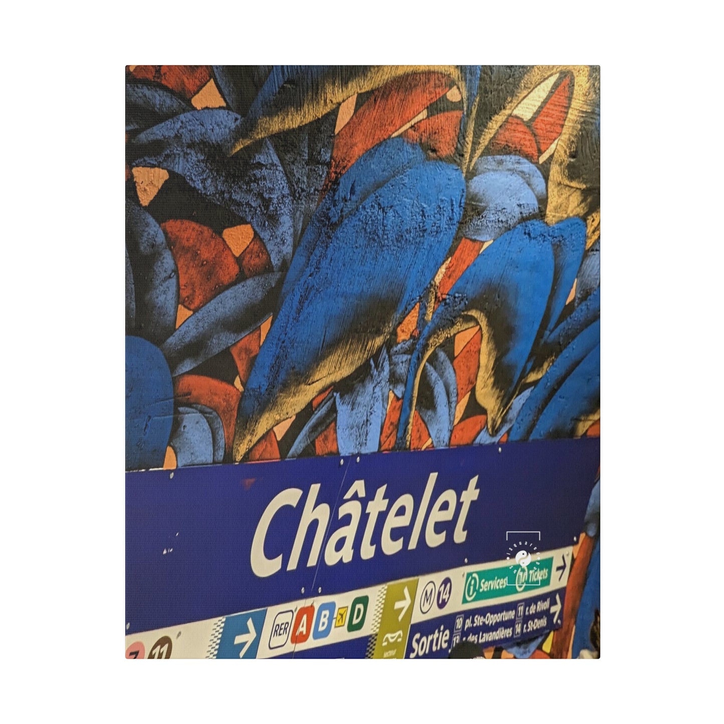 Châtelet - Impression sur toile