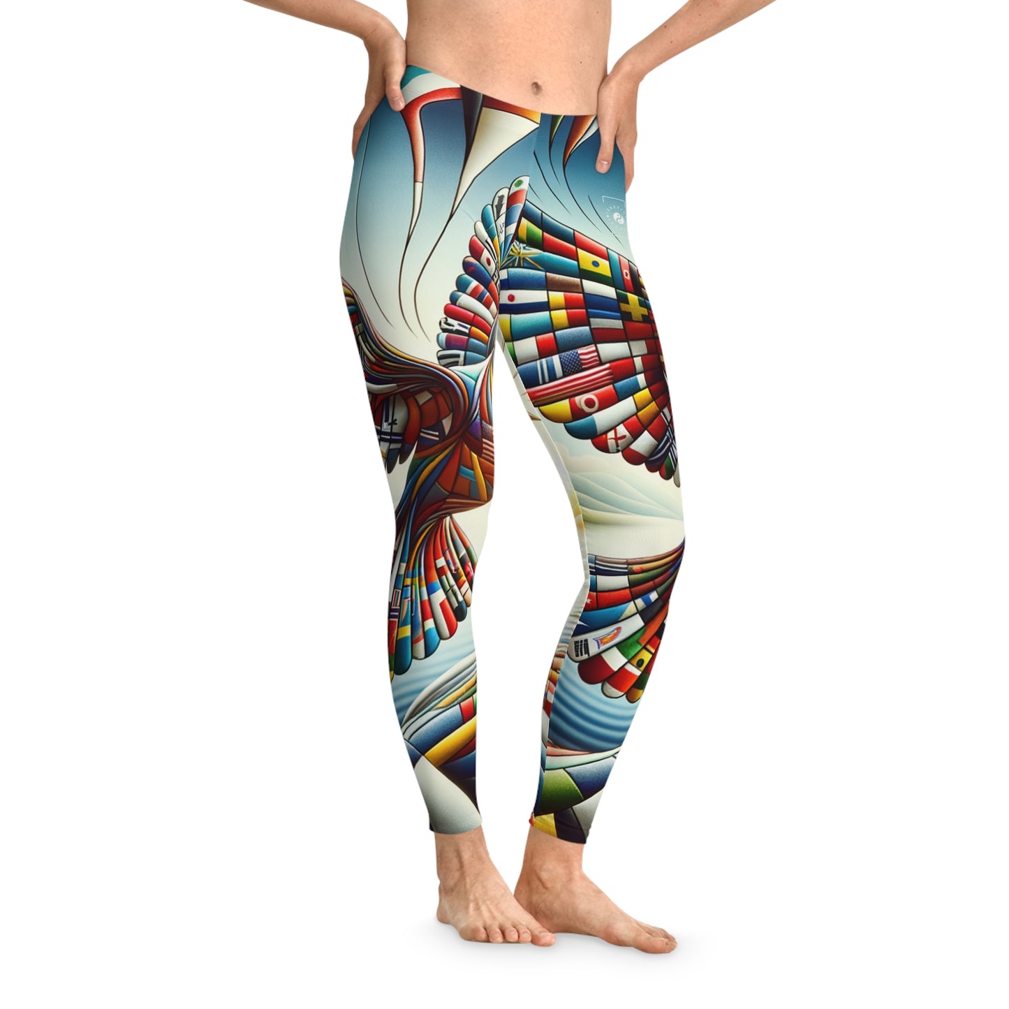 "Global Tapestry of Tranquility" - Unisex Tights