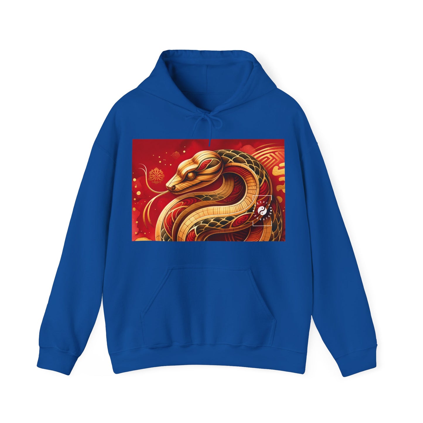 "Crimson Serenity : Le Serpent d'Or" - Sweat à capuche