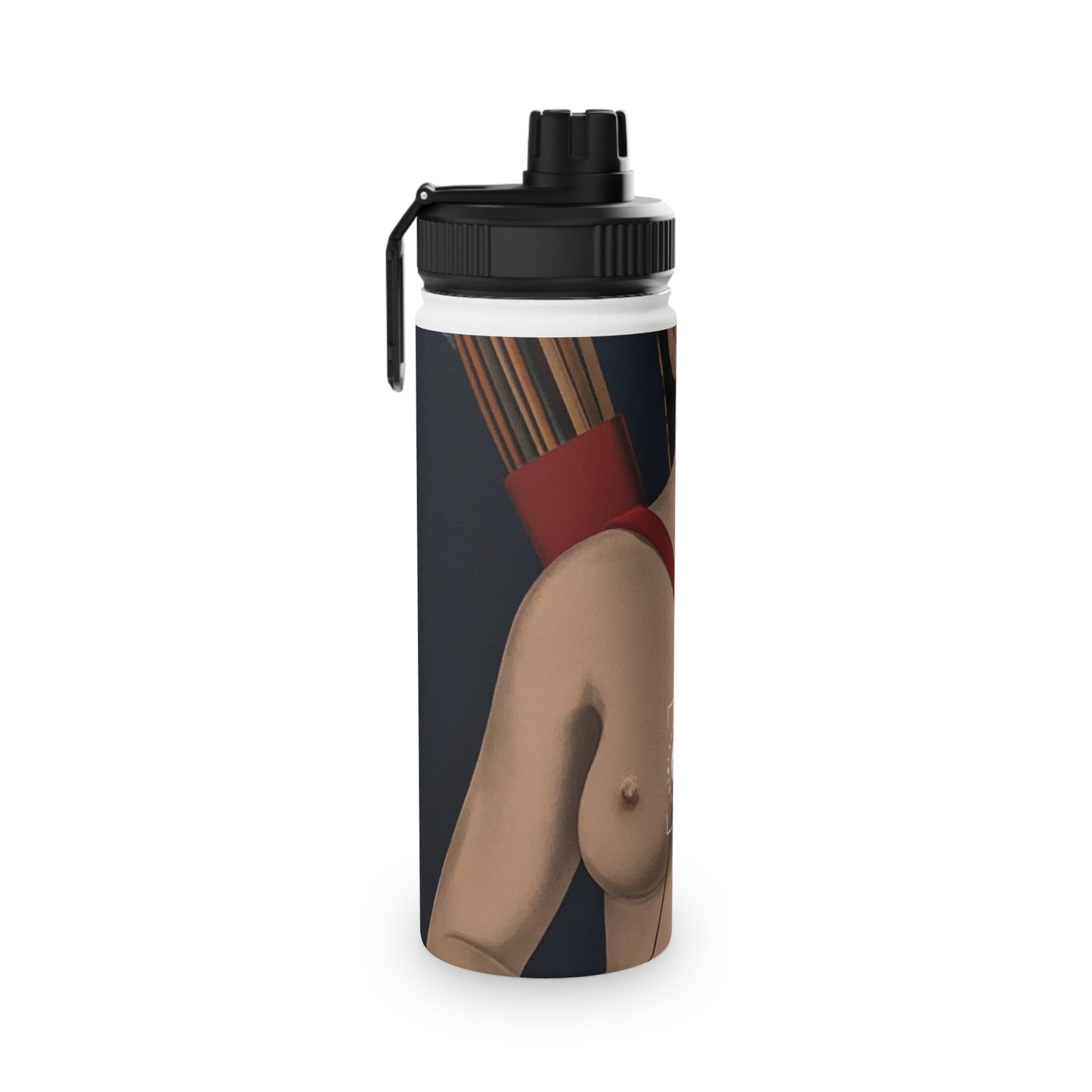 "La chaseresse - Felix Labisse" - Sports Water Bottle