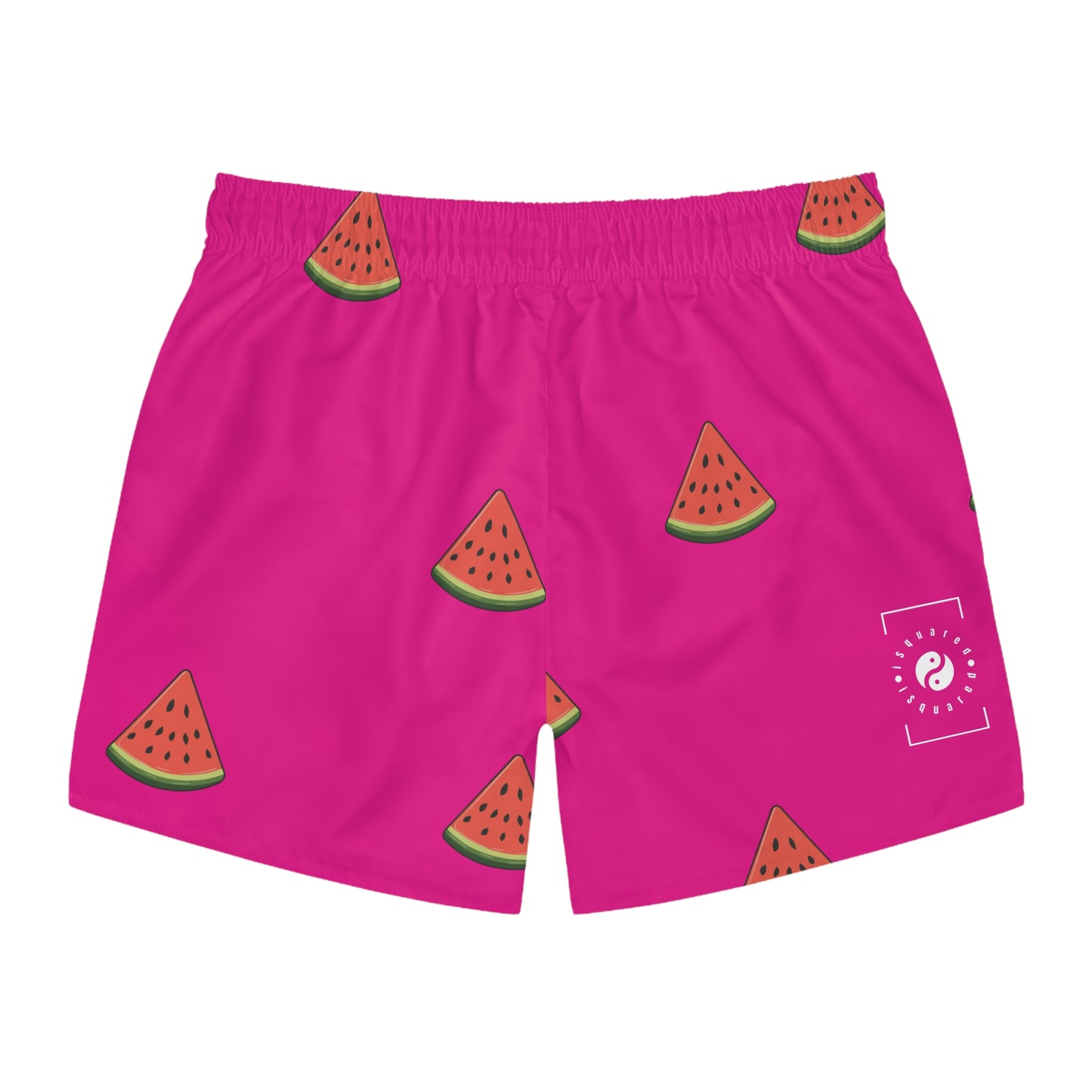 #DF0086 Pink + Watermelon - Swim Trunks for Men