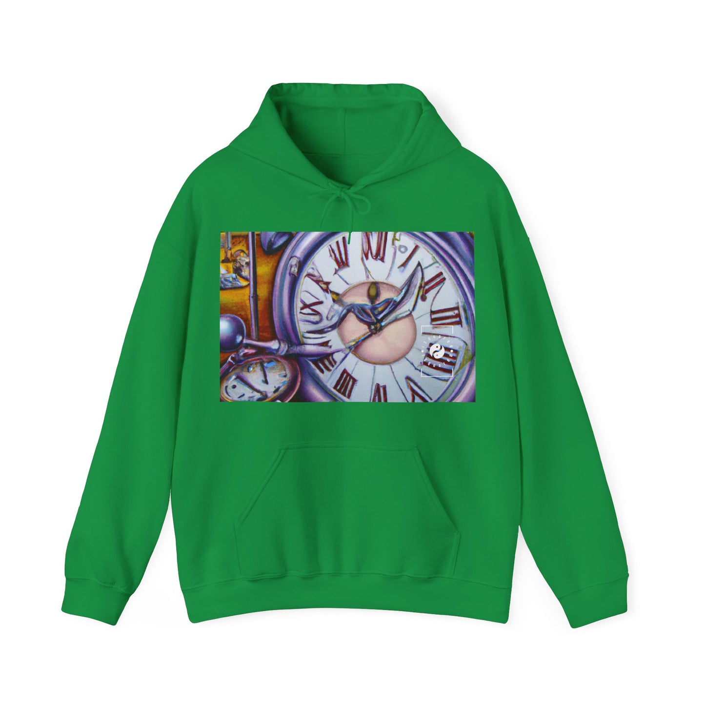 "Chrono Illusionist's Liquid Riddle" - Hoodie