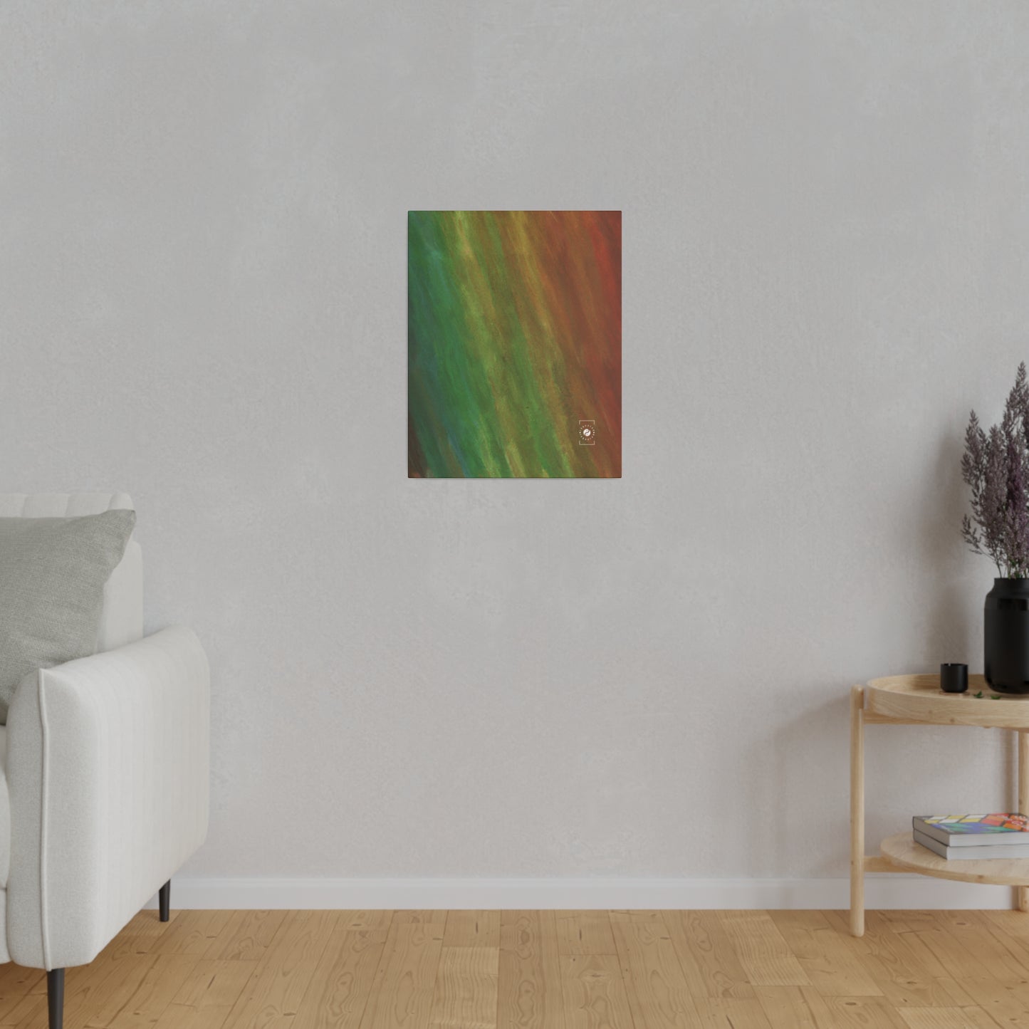 Subtle Rainbow Mood - Art Print Canvas