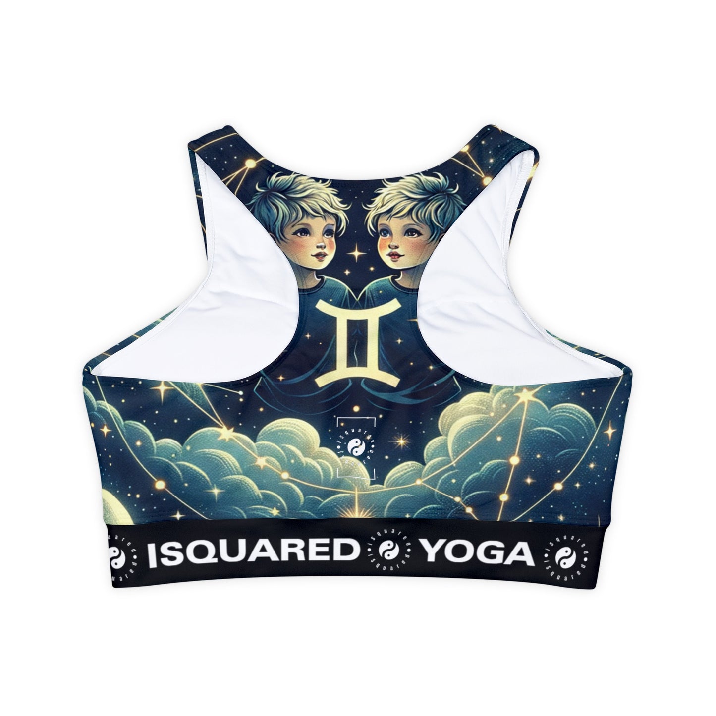 "Celestial Twinfinity" - Lined & Padded Sports Bra