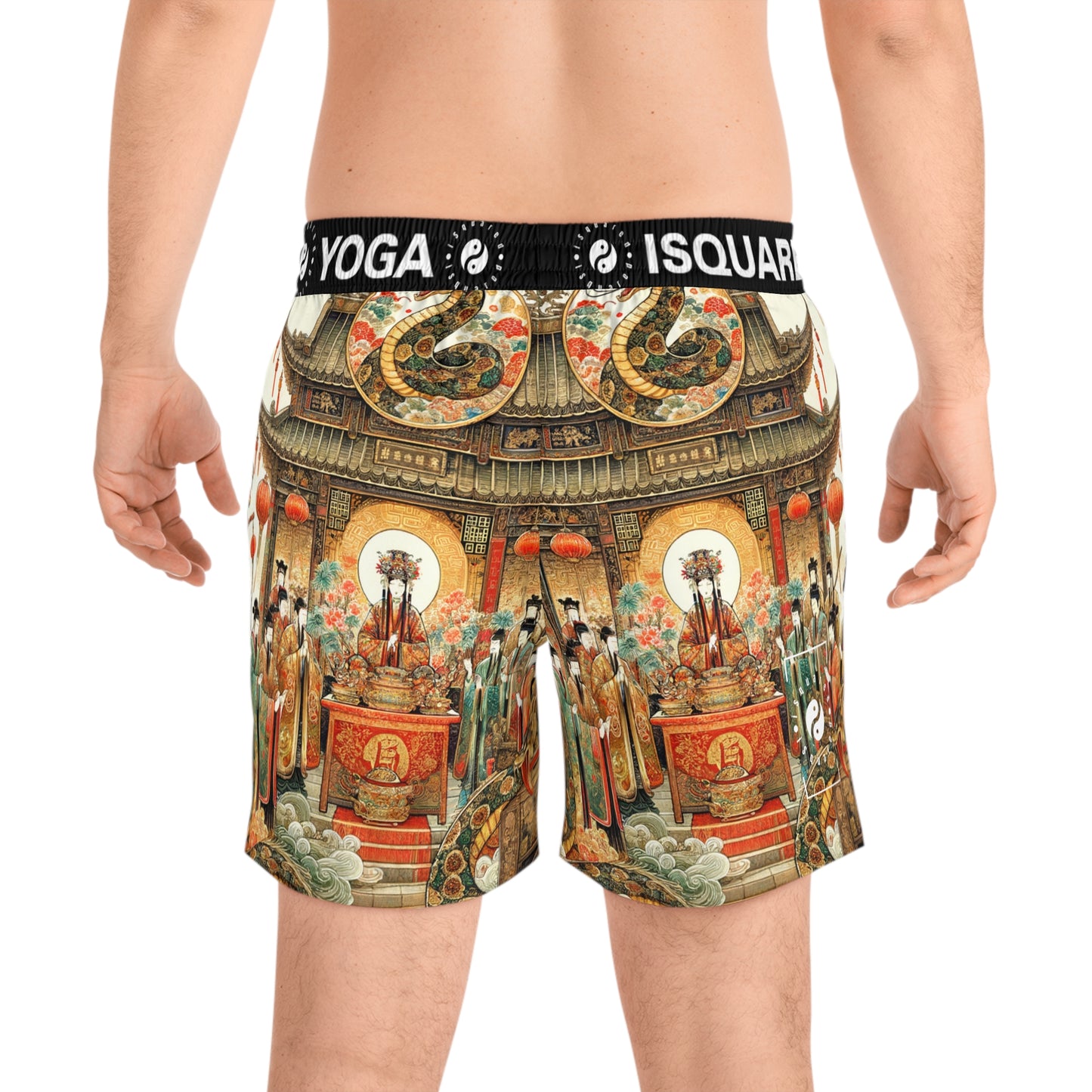 Serpent New Year - Swim Shorts (Mid-Length) for Men