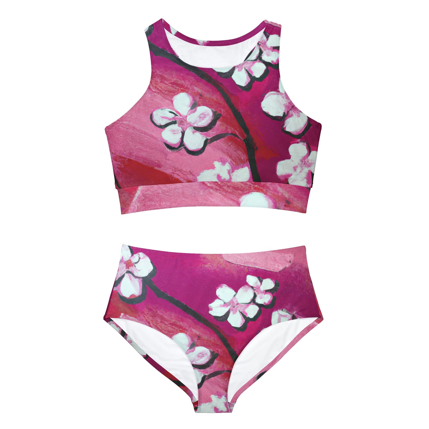 Ephemeral Blossom - Hot Yoga Bikini Set