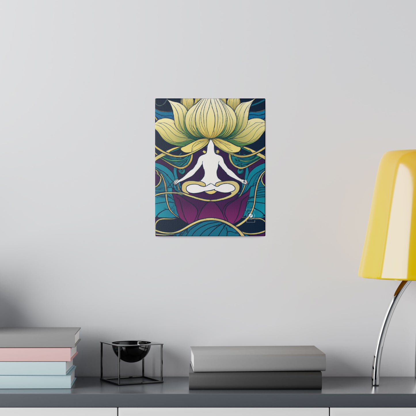 "Lotus Serenity Dance" - Art Print Canvas