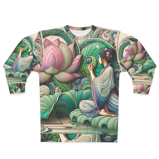 "Lotus Echo Serenity" - Unisex Sweatshirt