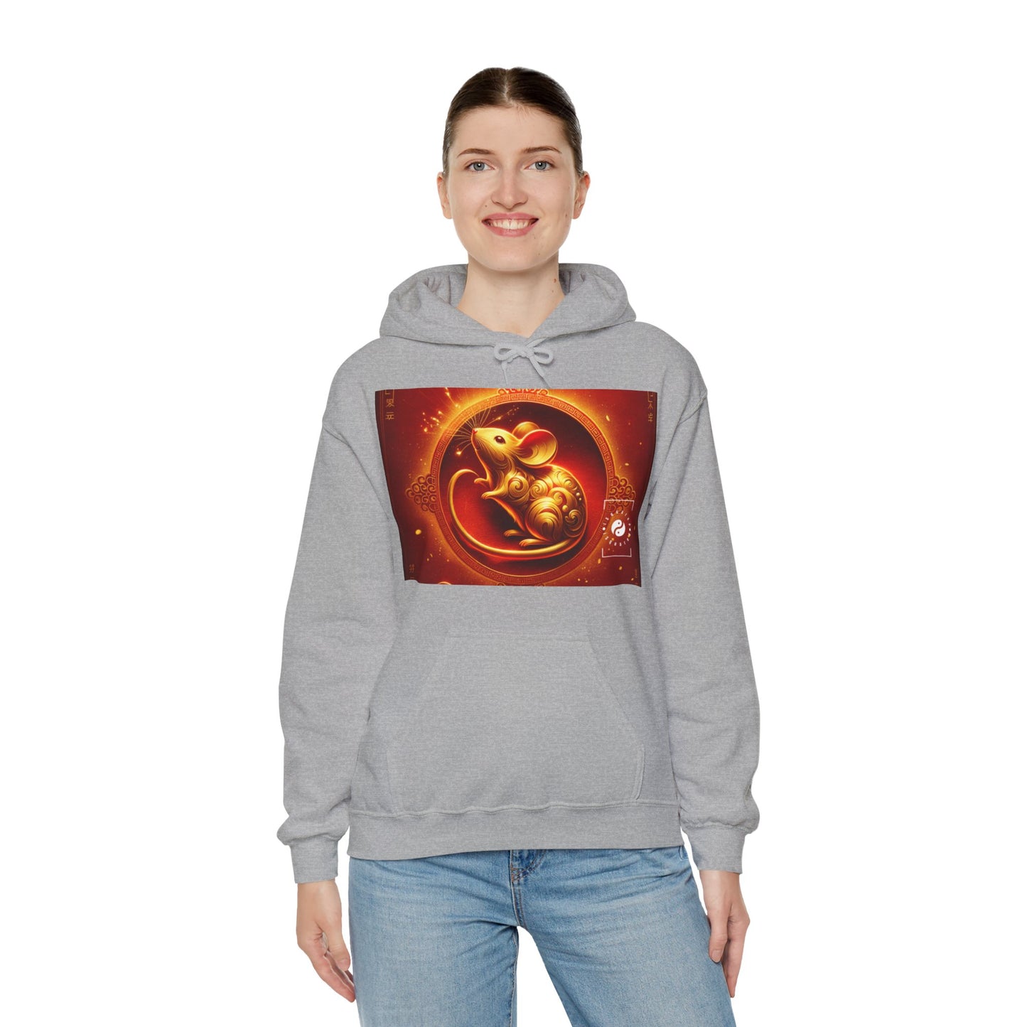 "Golden Emissary: A Lunar New Year's Tribute" - Hoodie