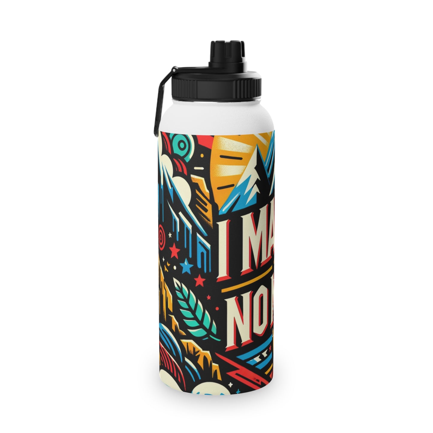 "Resilient Triumph: Unyielding Journey of Accomplishment" - Sports Water Bottle