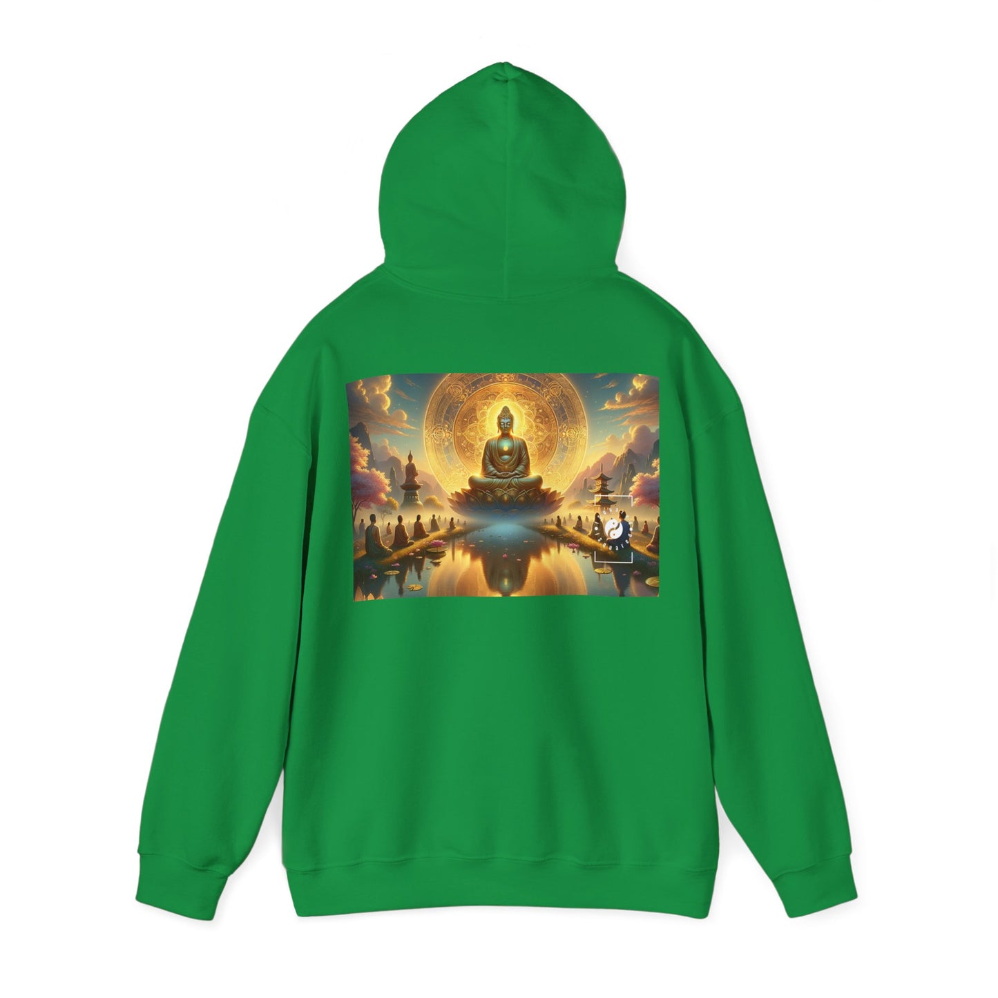 "Serenity in Transience: Illuminations of the Heart Sutra" - Hoodie