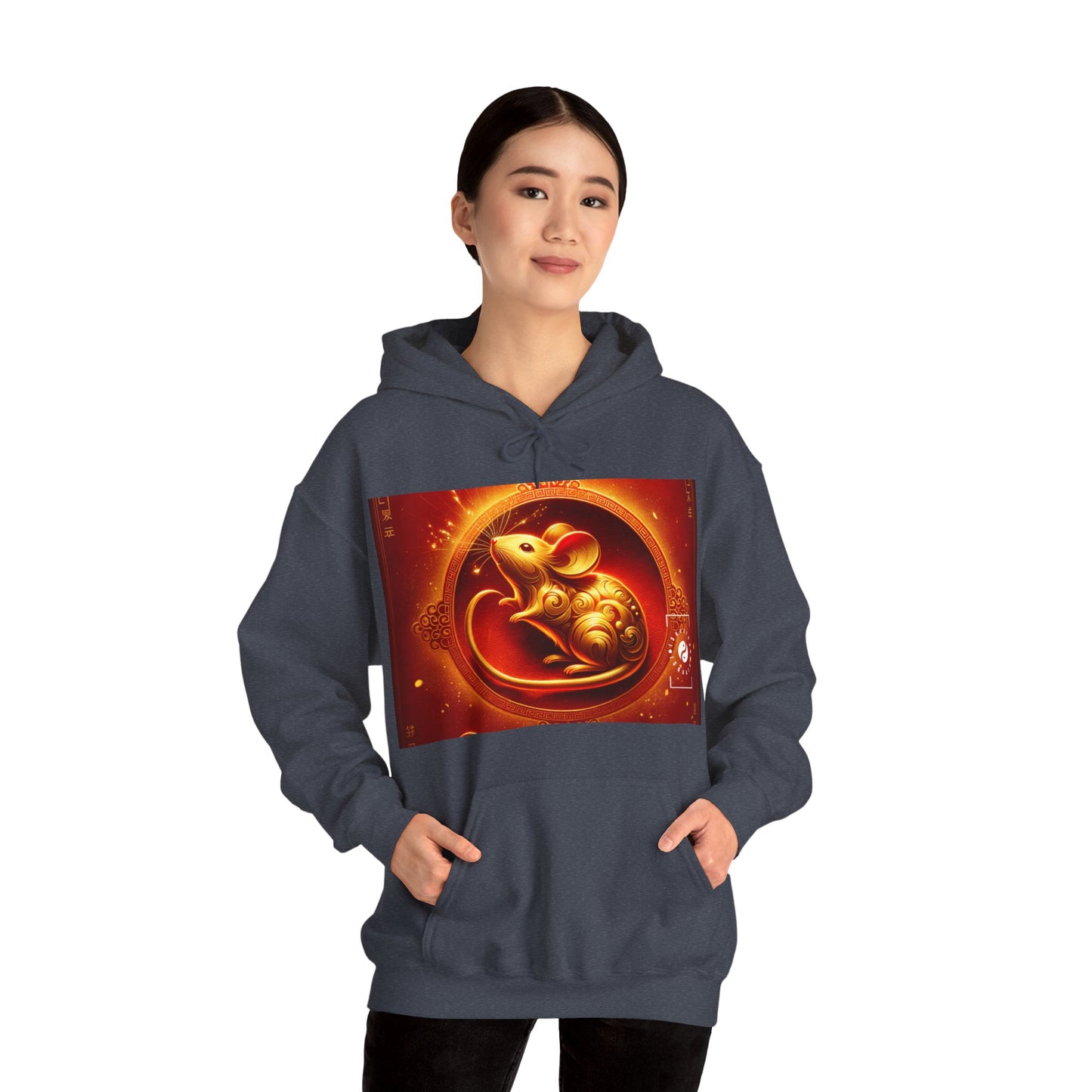 "Golden Emissary: A Lunar New Year's Tribute" - Hoodie