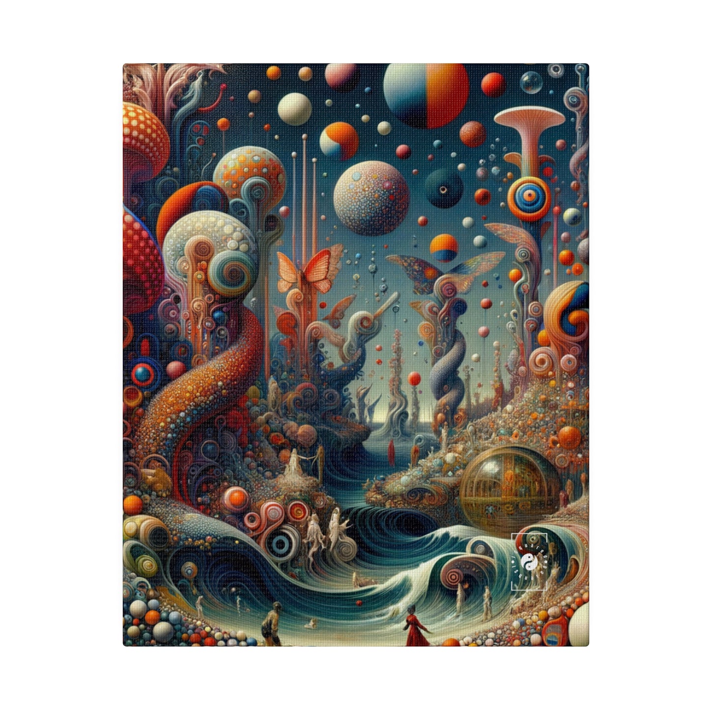 Kaleidoscopic Eden - Art Print Canvas