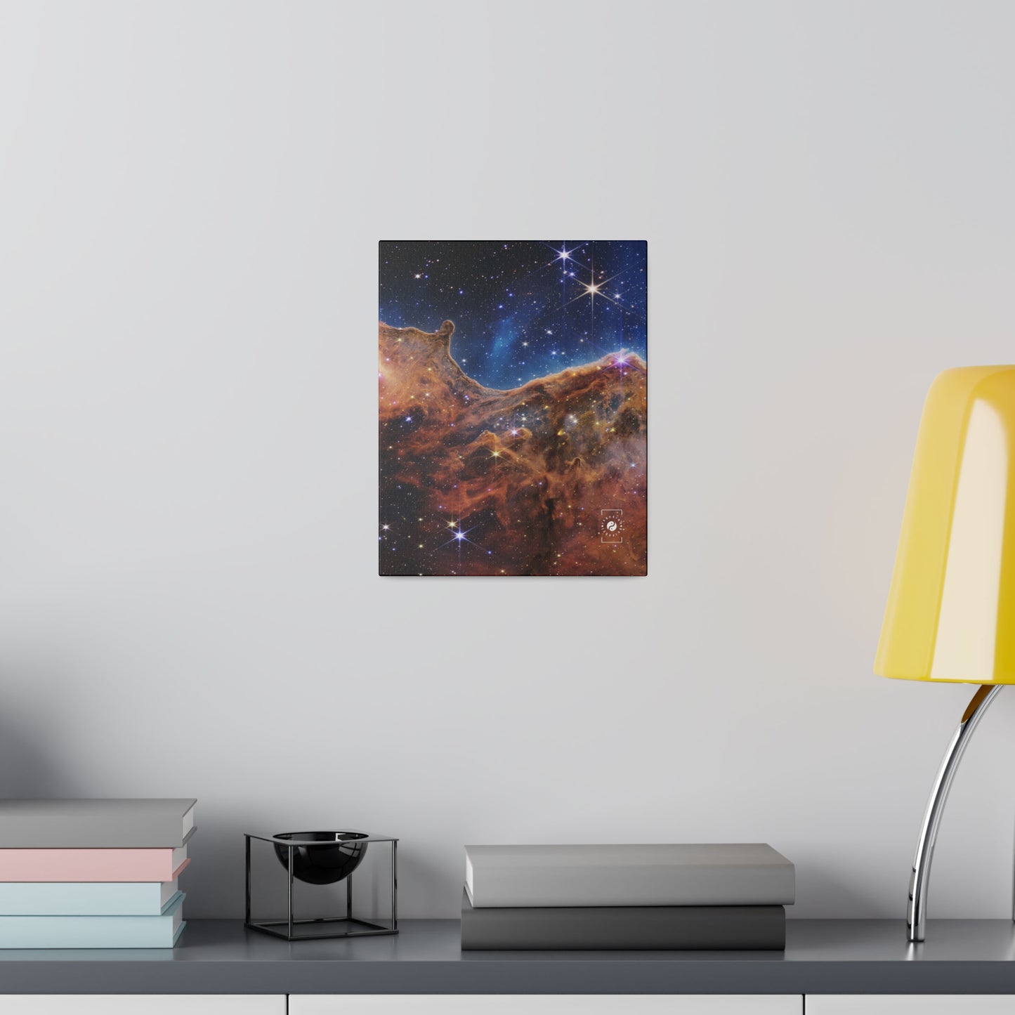 “Cosmic Cliffs” in the Carina Nebula (NIRCam Image) - JWST Collection - Art Print Canvas