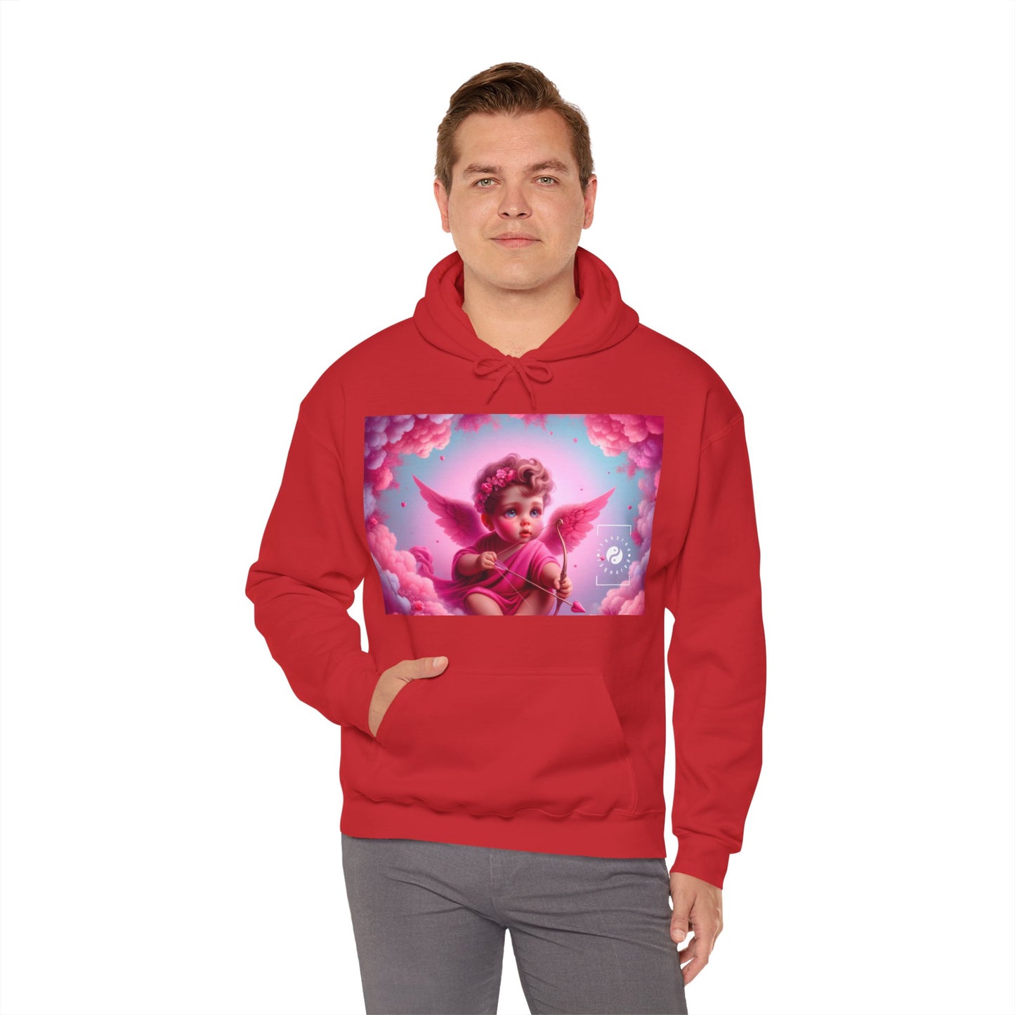 "Bold Blush: A Cupid's Love Affair" - Hoodie