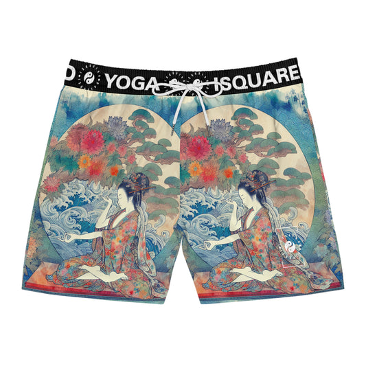Zen No Kimochi - Swim Shorts (Mid-Length) for Men
