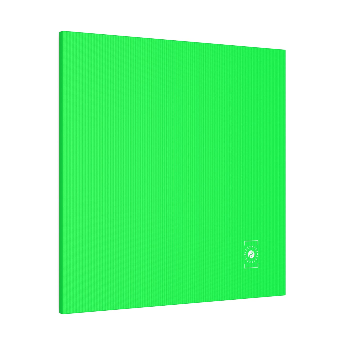 #0FFF50 Neon Green - Art Print Canvas