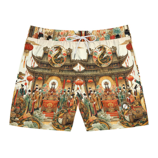 Serpent New Year - Swim Shorts (Mid-Length) for Men