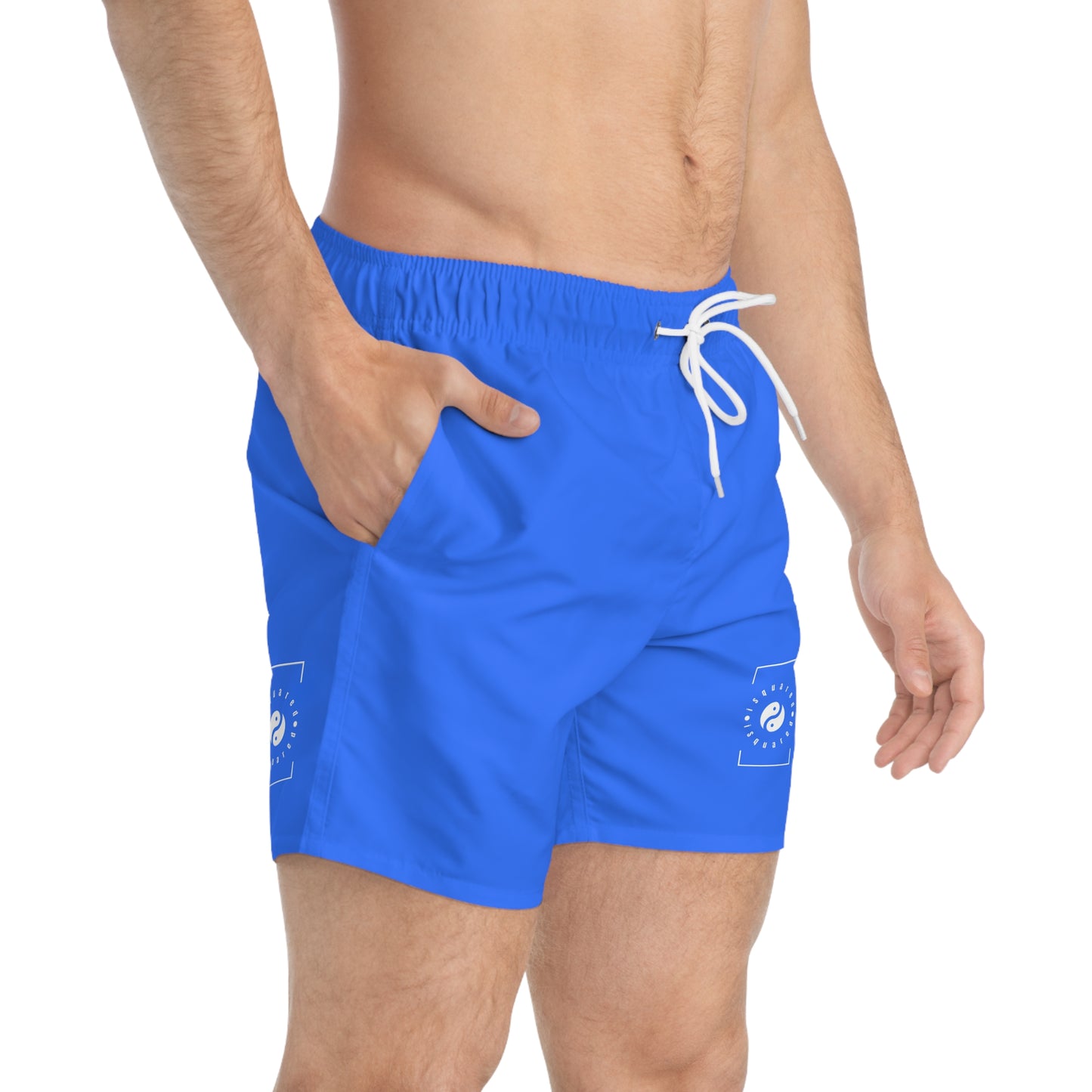 #2C75FF Electric Blue - Swim Trunks for Men