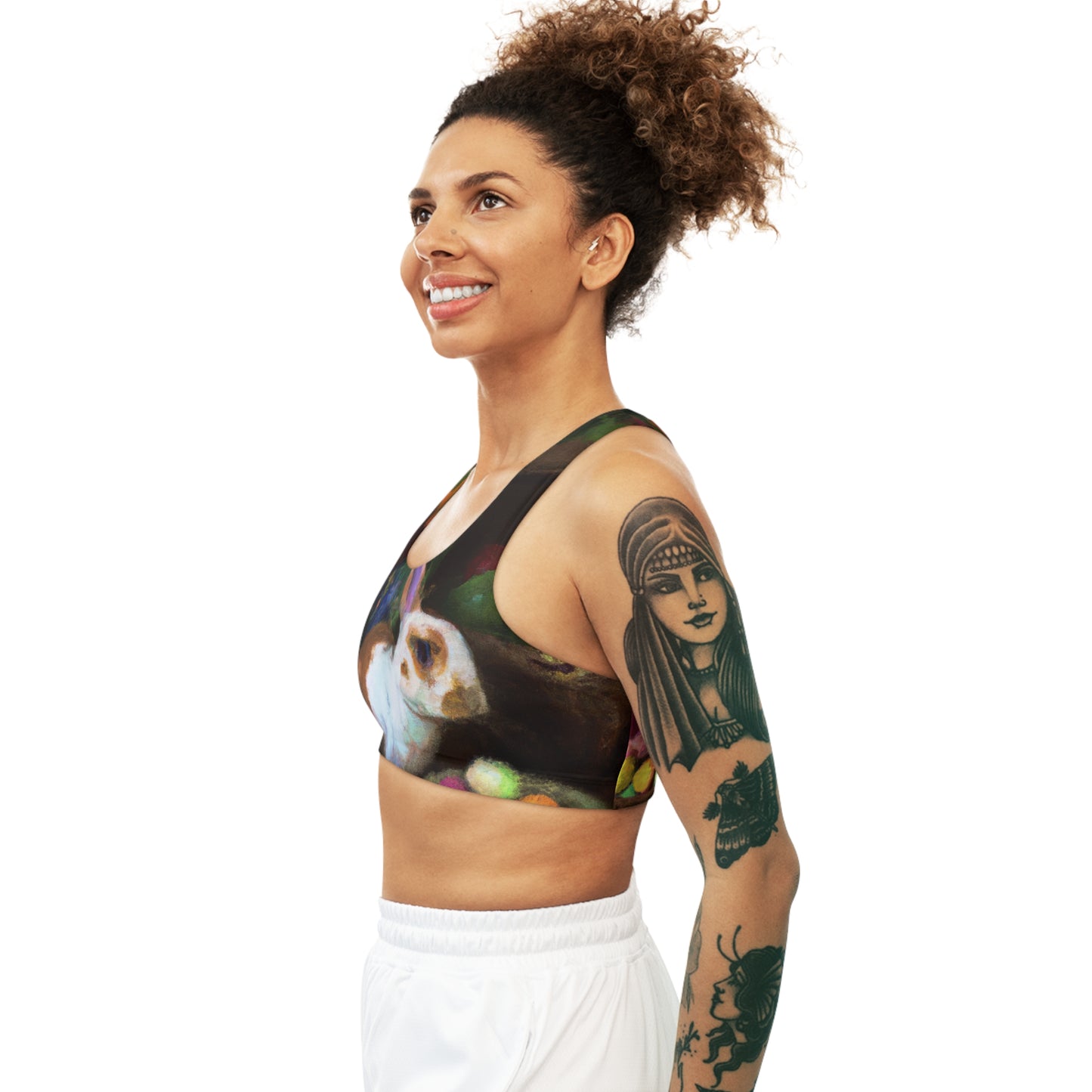 "Velveteen Aureate Easter Reverie" - Seamless Sports Bra