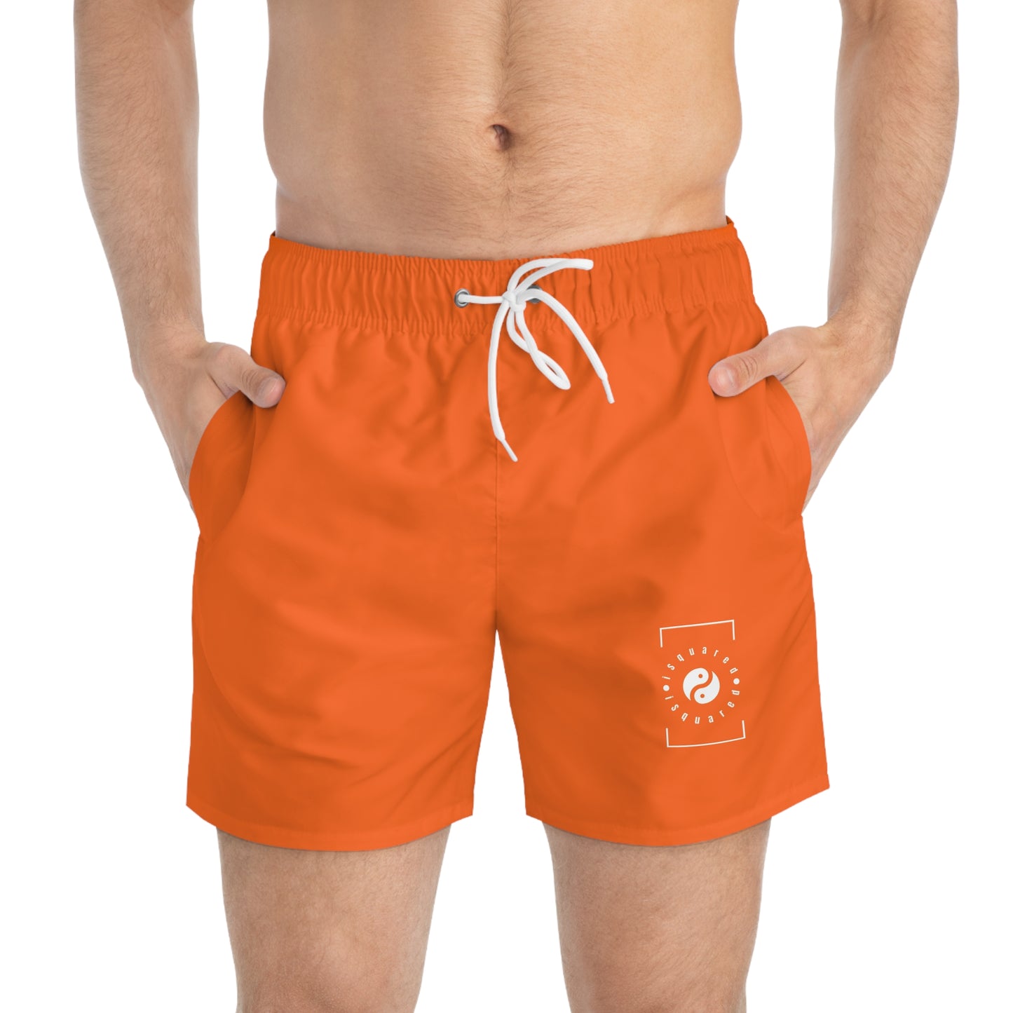 Neon Orange #FF6700 - Swim Trunks for Men