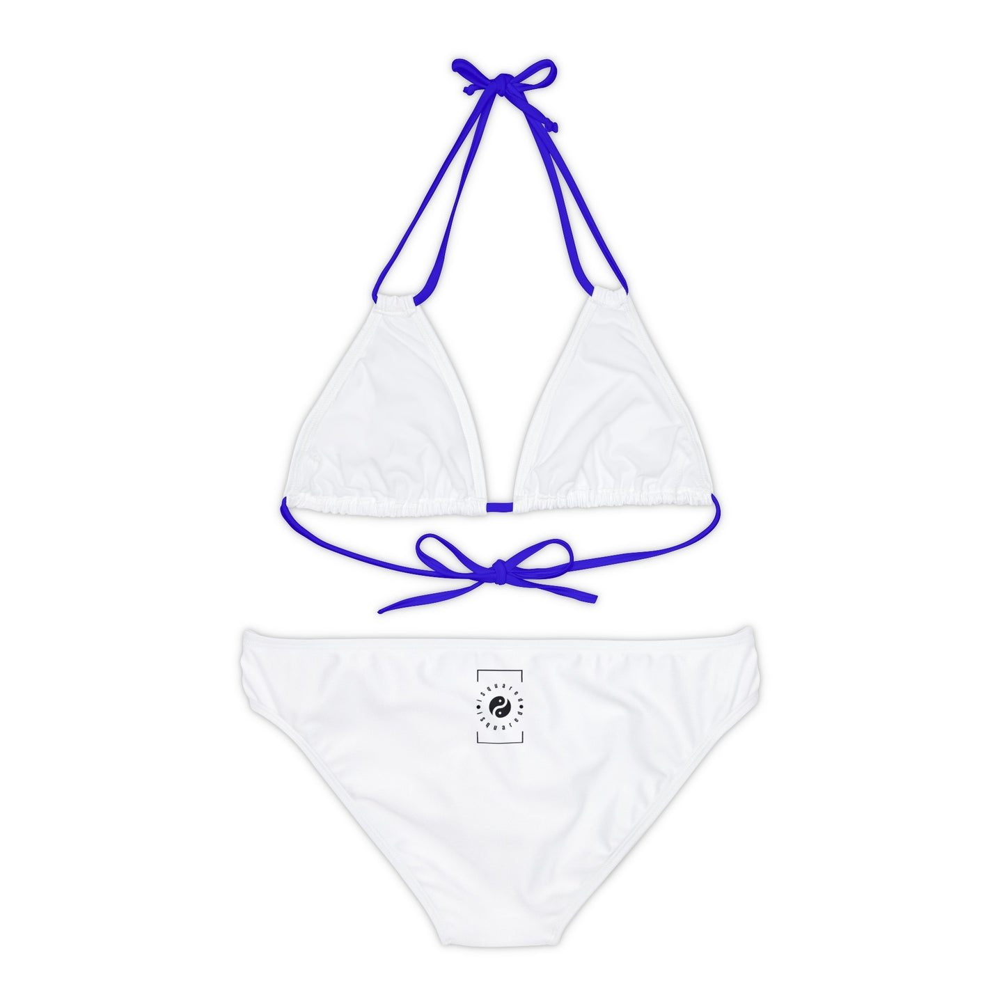 Angel White - Lace-up Bikini Set