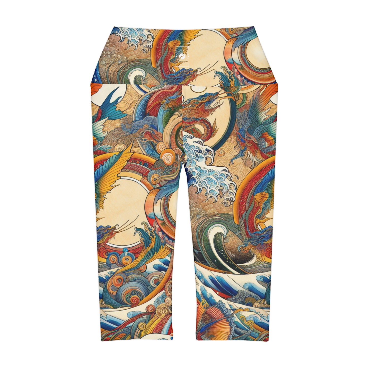 Ezio Verrocchio - High Waisted Capri Leggings