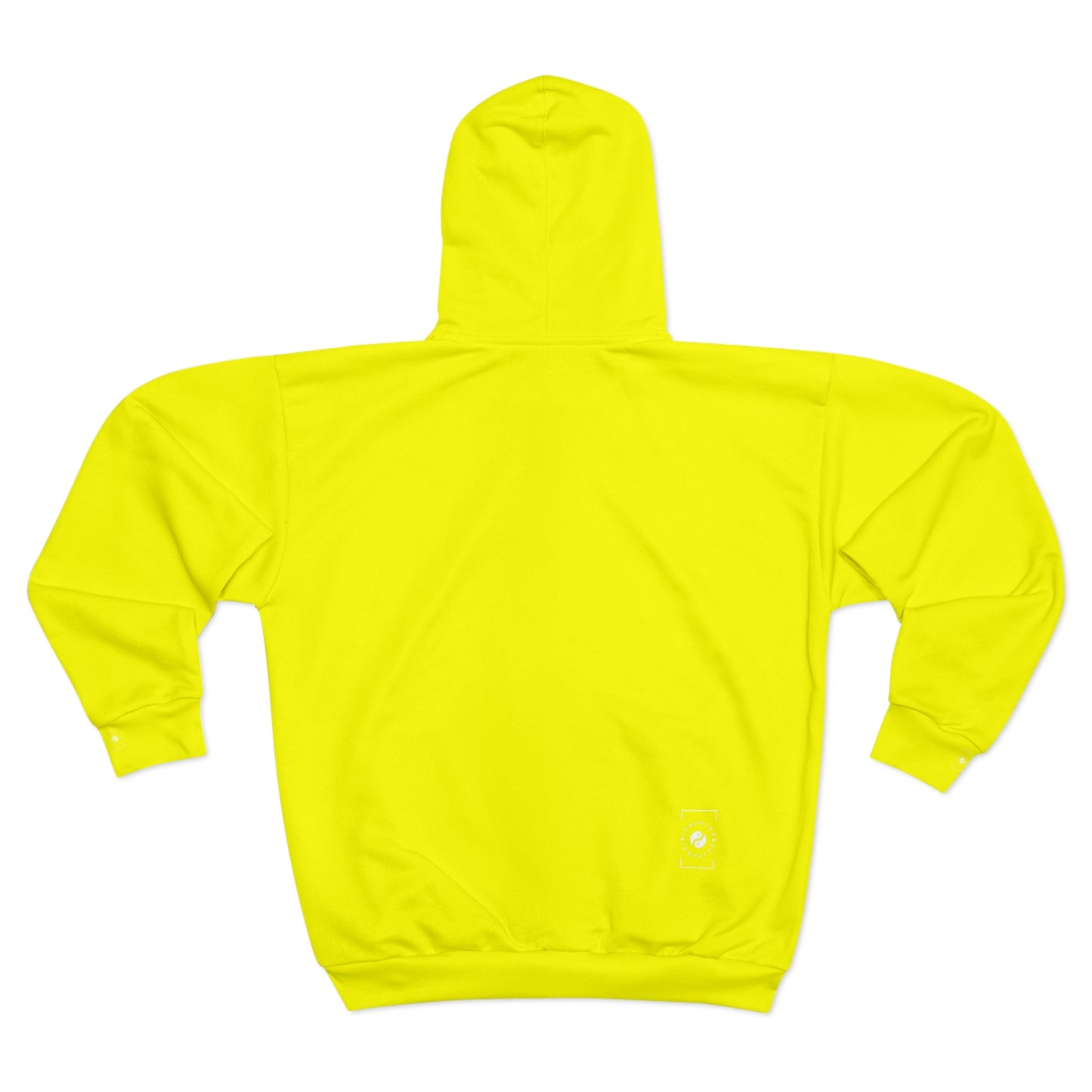 Neon Yellow FFFF00 - Zip Hoodie