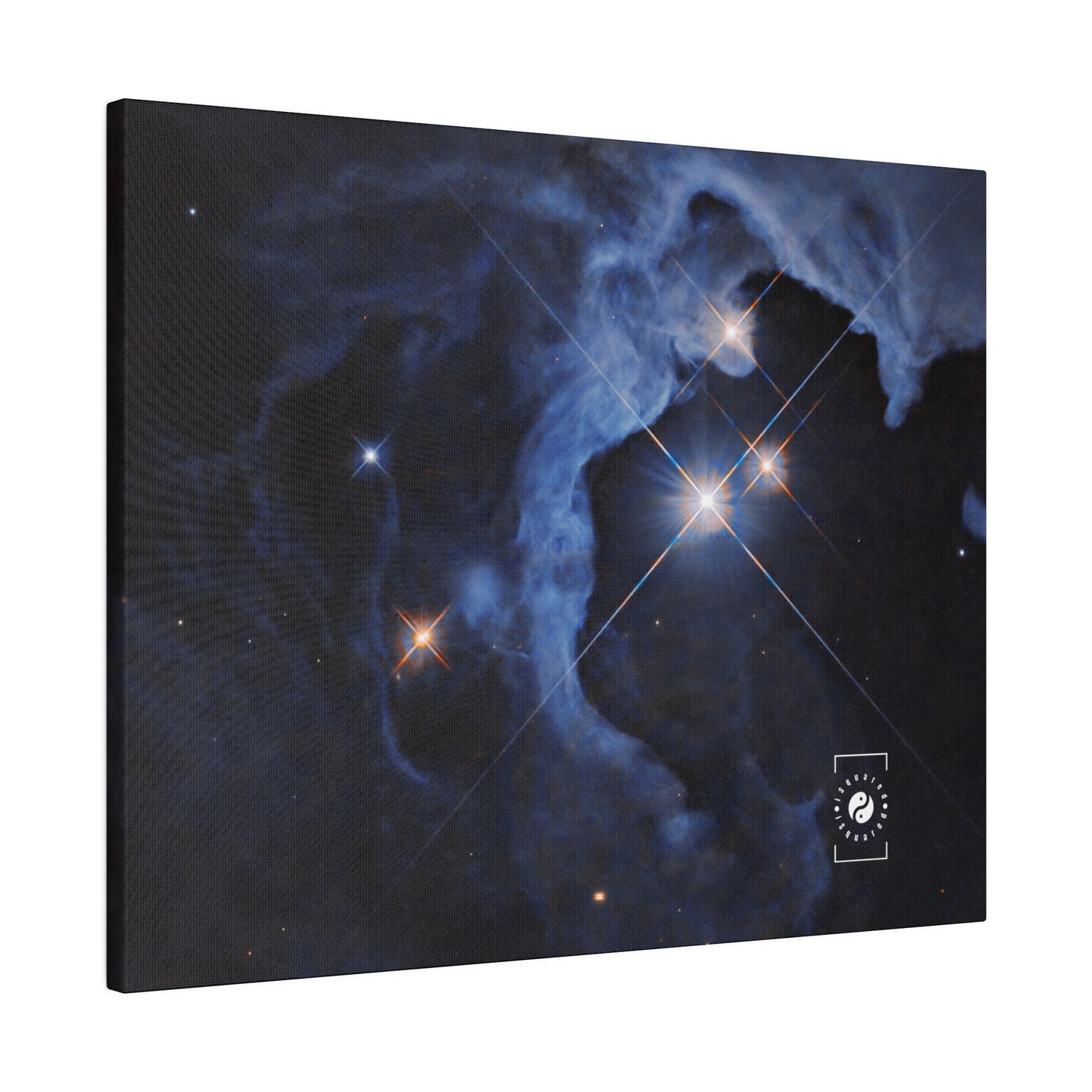 HP Tau, HP Tau G2, and G3 3 star system captured by Hubble - Art Print Canvas