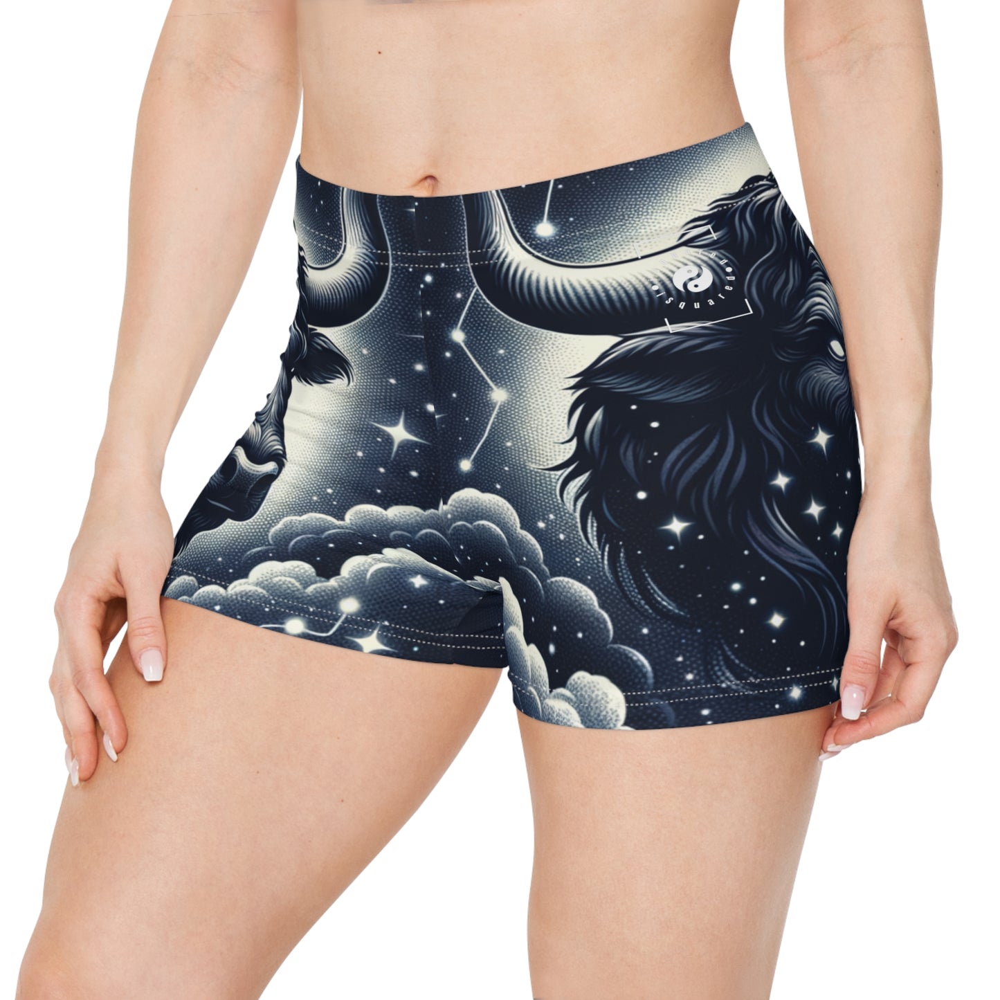Celestial Taurine Constellation - Mini Hot Yoga Short