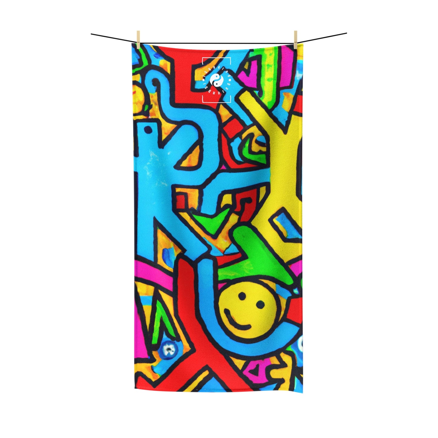 symbols of happiness - All Purpose Yoga Towel