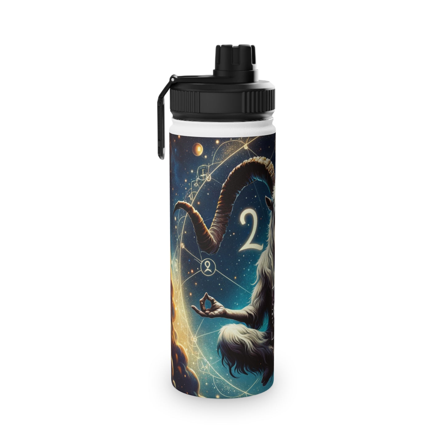 Audacious Capricorn - Sports Water Bottle