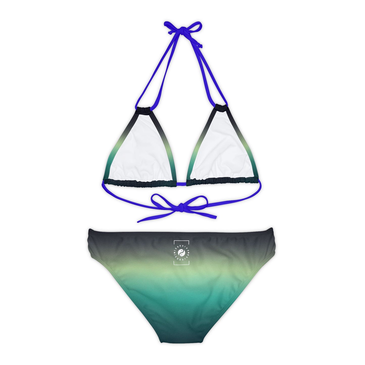 Midnight Gradients - Lace-up Bikini Set