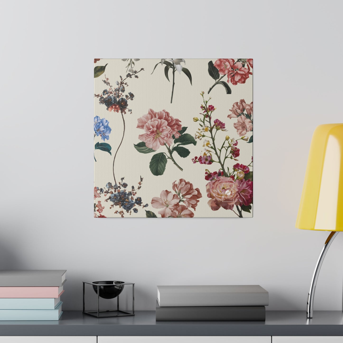 Botanicals on Beige - Art Print Canvas