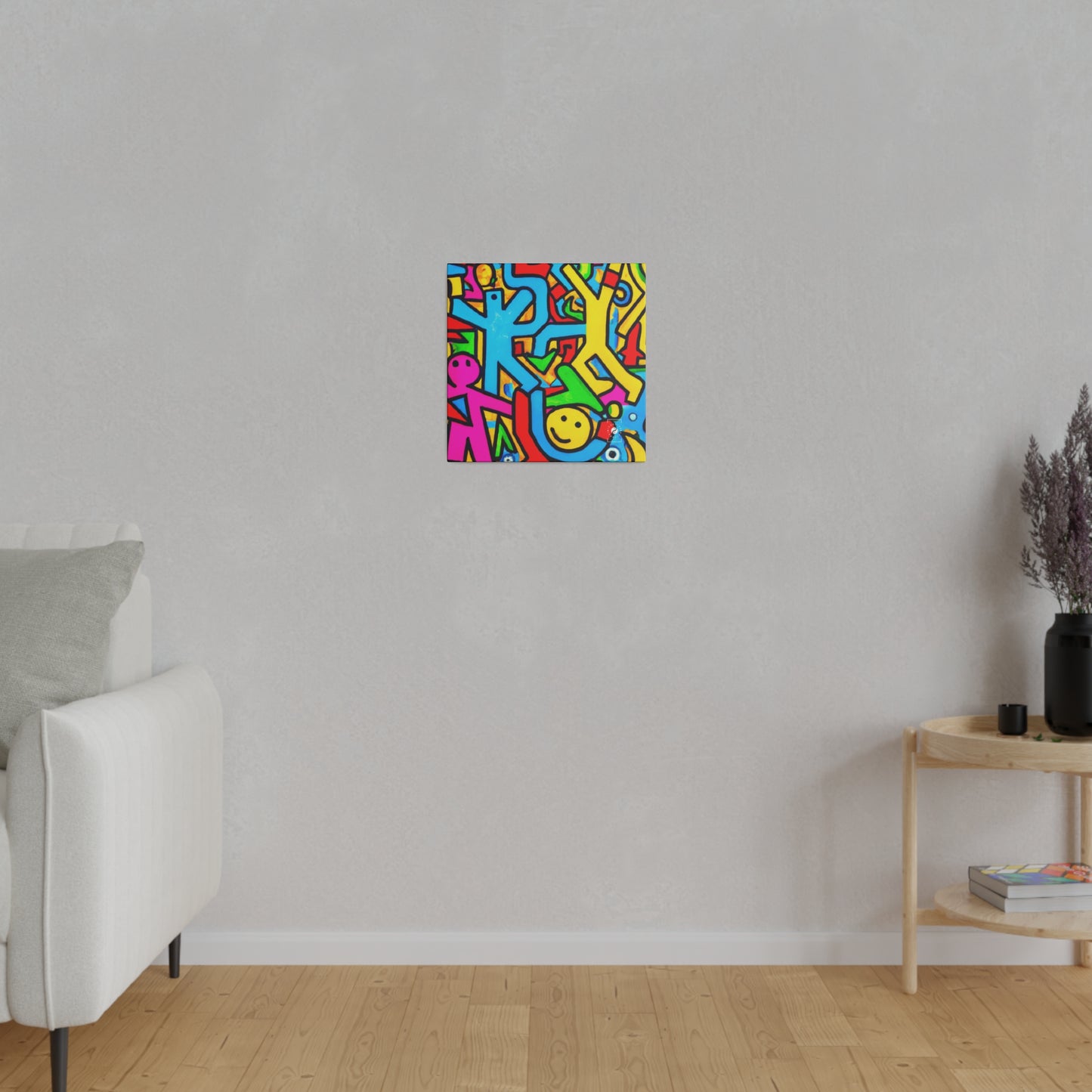 symbols of happiness - Art Print Canvas