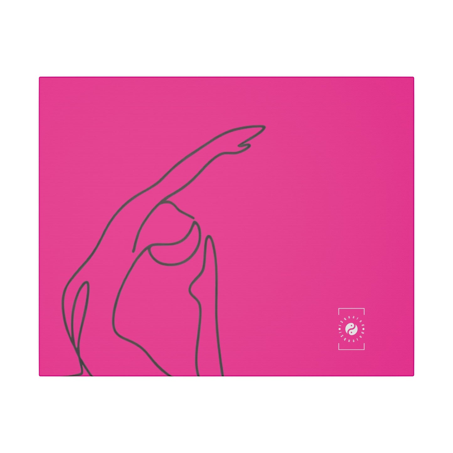 Line Art Pigeon Pose - Art Print Canvas