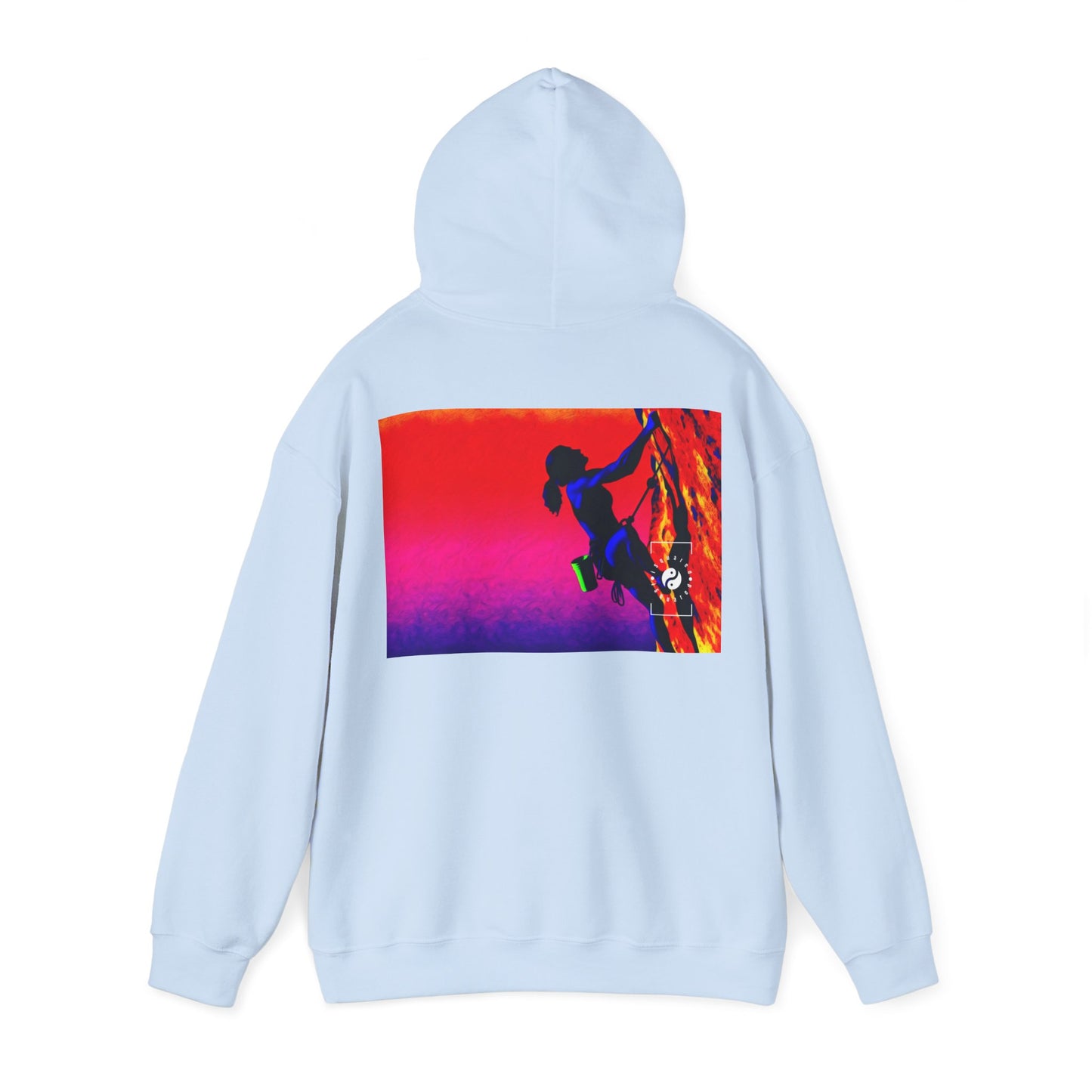 "Technicolor Ascent: The Digital Highline" - Sweat à capuche