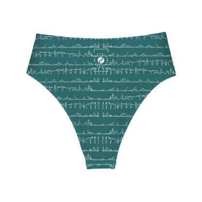Bikram Ember - High Waisted Bikini Bottom