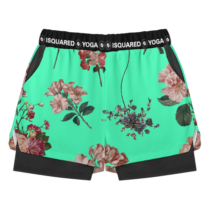 Botanicals - Comrpession Yoga Shorts