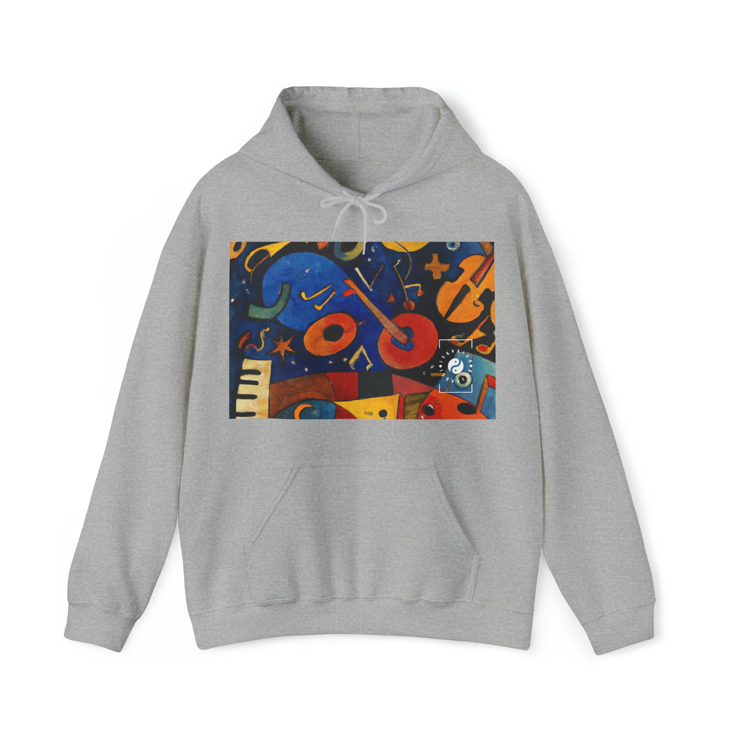 Melodic Abstractions: A Kandinskian Orchestra - Hoodie