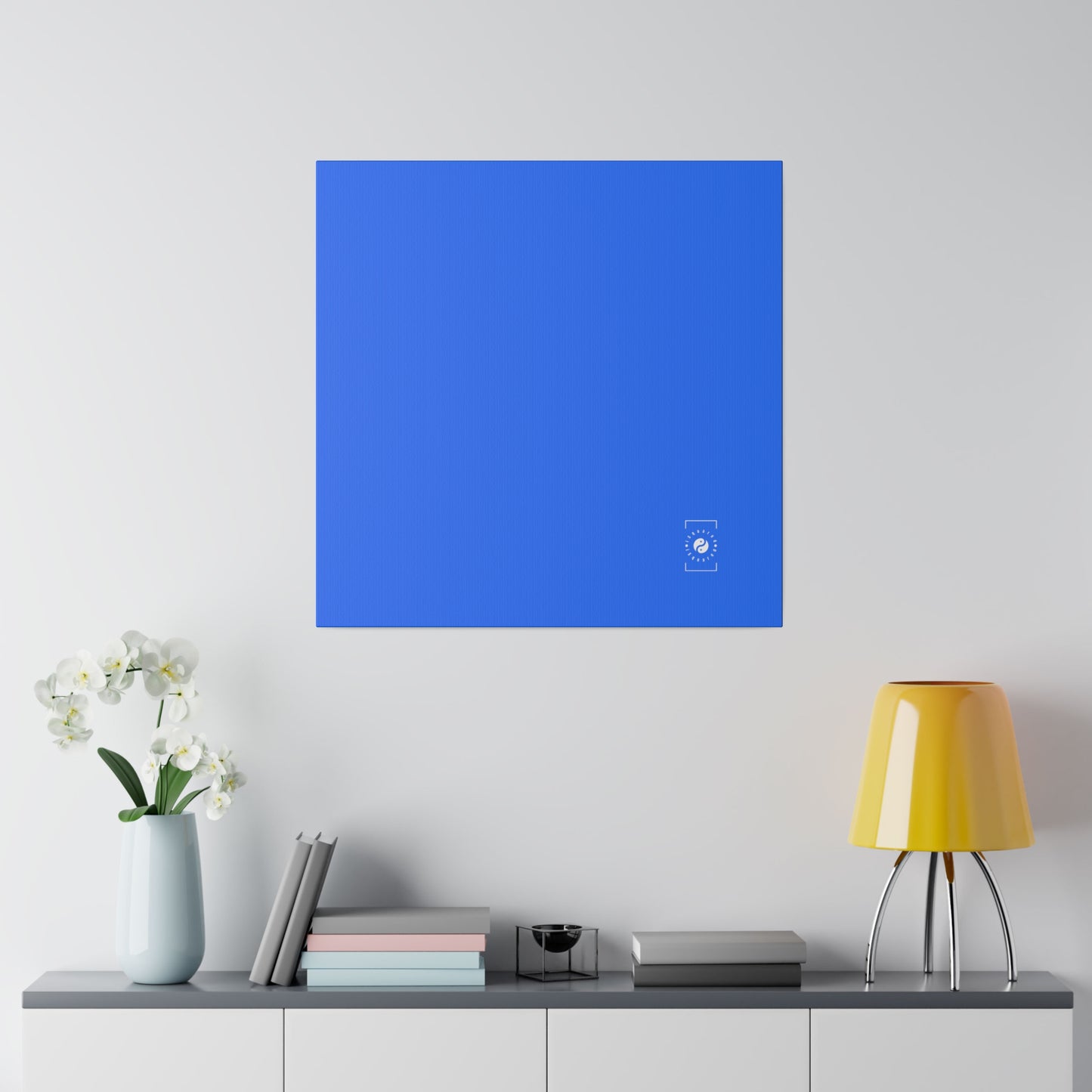 #2C75FF Electric Blue - Art Print Canvas