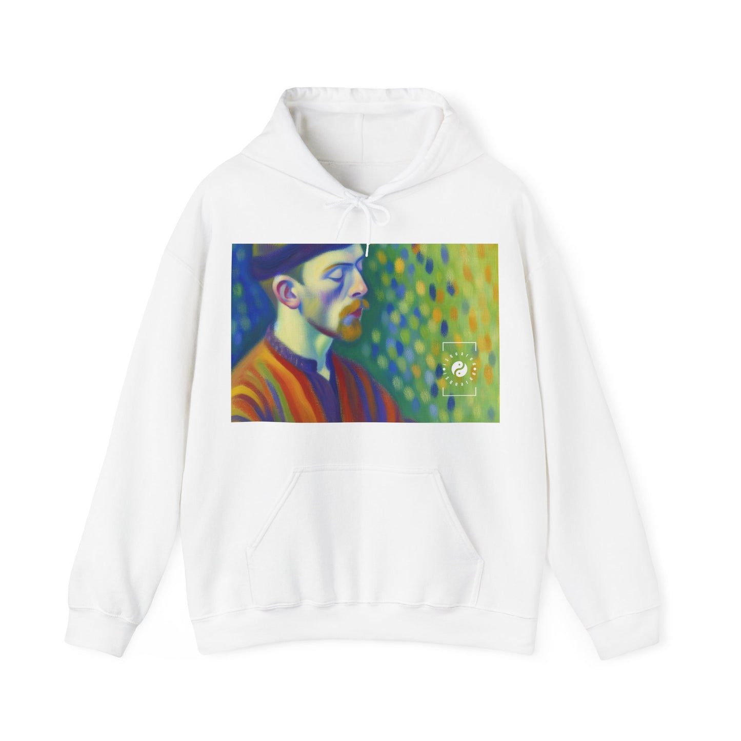 "Serene Resilience: A Frida's Solitude in hues" - Hoodie