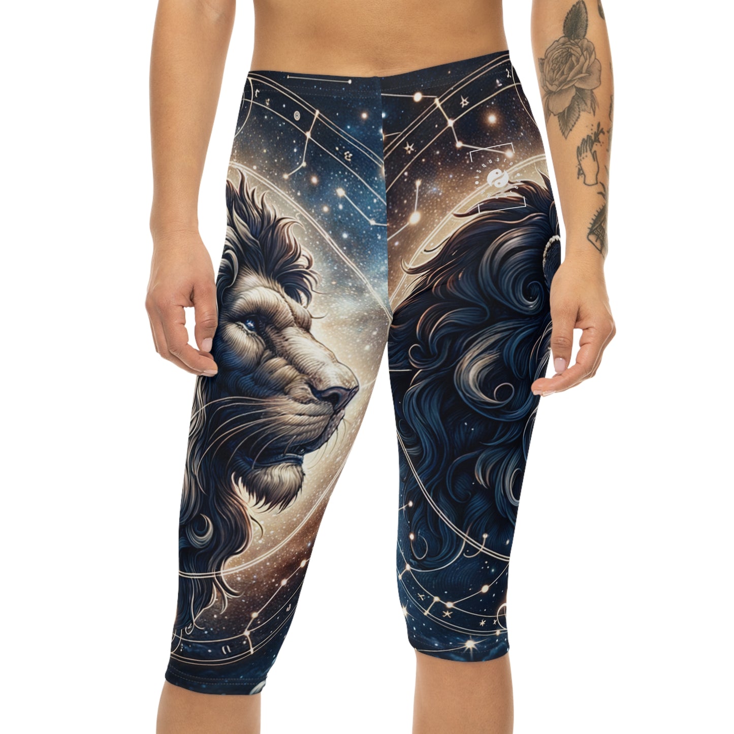 Celestial Leo Roar - Capri Shorts