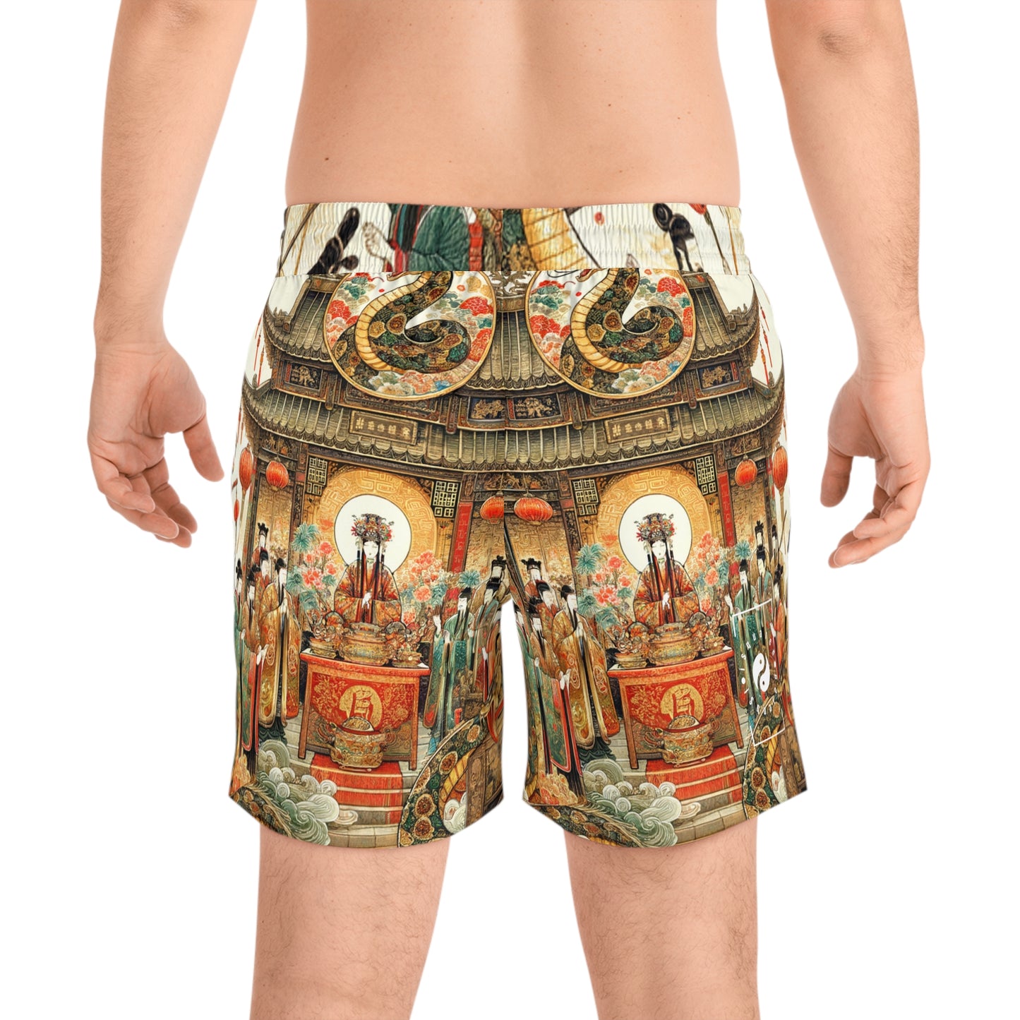 Serpent New Year - Swim Shorts (Mid-Length) for Men