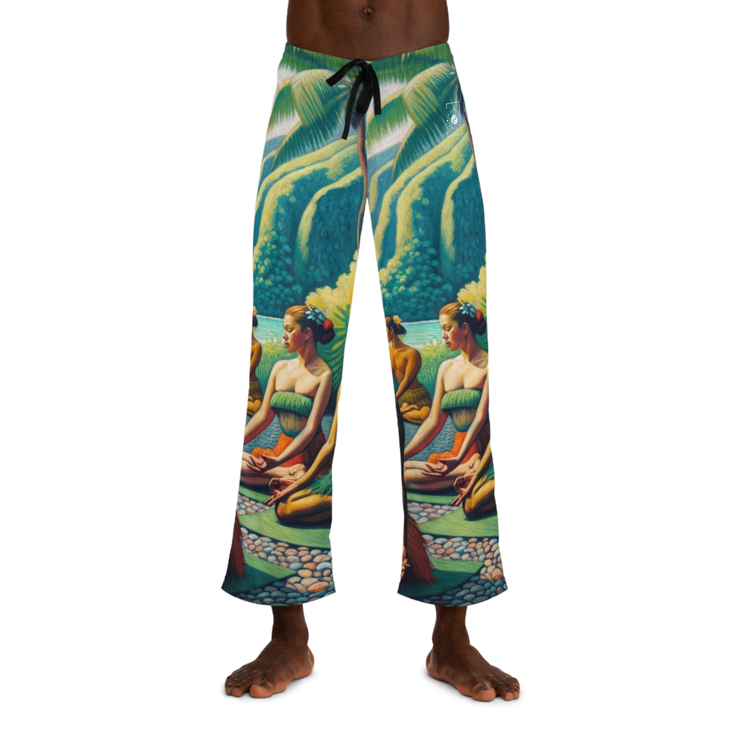 Tranquillité tahitienne - Pantalon de détente pour hommes