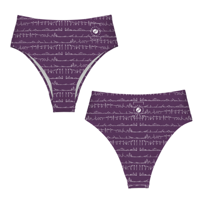 Bikram Ember - High Waisted Bikini Bottom