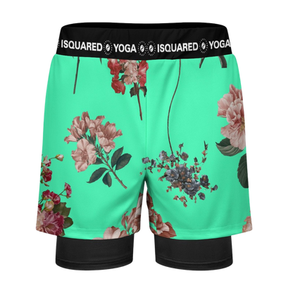 Botanicals - Comrpession Yoga Shorts