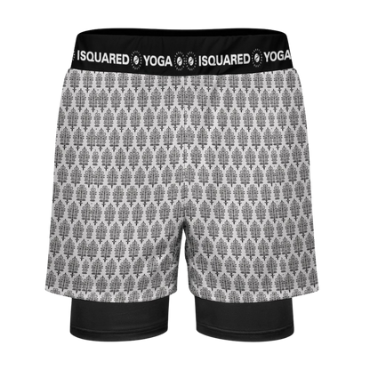 Jaipur Love - Compression Yoga Shorts